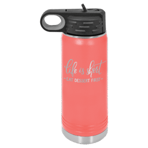 20 OZ CORAL WATER BOTTLE