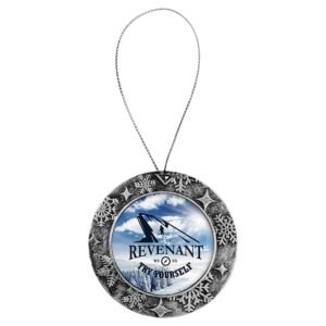 3"ANTQ SLV RND HLDAY HLDR