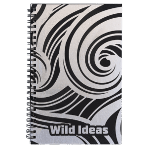 5.5X8.5"BLK/SLV LAZERBRST