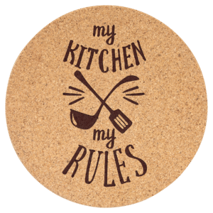 7.5" RND CORK TRIVET