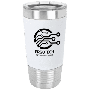 20 oz. Polar Camel Tumbler with Silicone Grip and Clear Lid