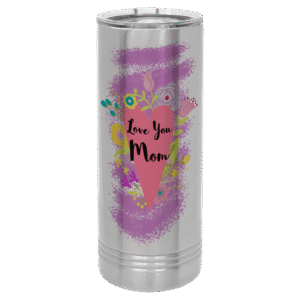 Polar Camel 22 oz. Stainless Steel Sublimatable Skinny Tumbler with Slider Lid